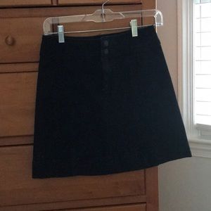 Universal Thread Black Denim Skirt